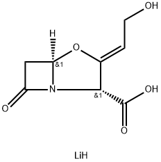 克拉维酸锂 结构式