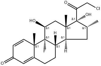 16-差向异构体-氯倍他索 结构式