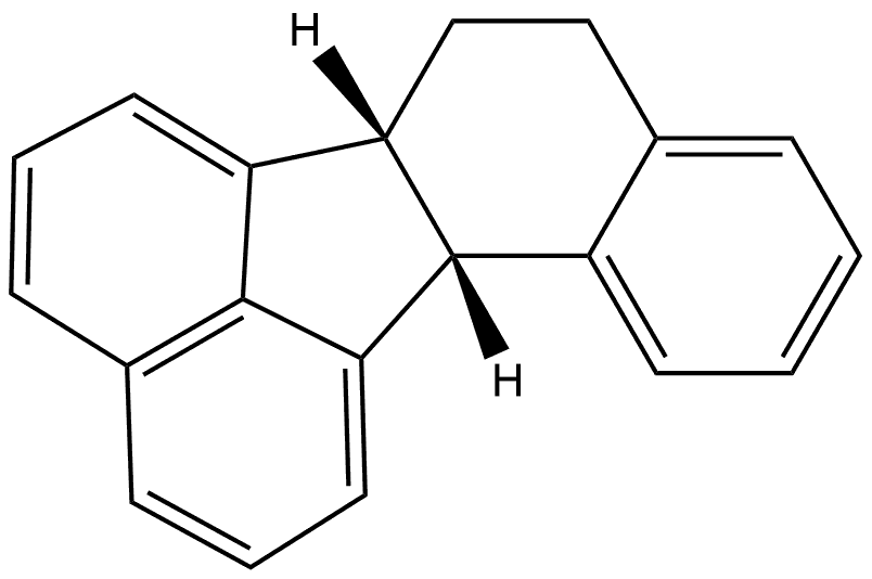 Benzo[j]fluoranthene, 6b,7,8,12b-tetrahydro-, cis- (9CI) 结构式