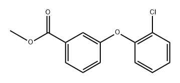 methyl 3-(2-chlorophenoxy)benzoate 结构式