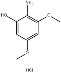 2-AMINO-3,5-DIMETHOXYPHENOL HYDROCHLORIDE 结构式