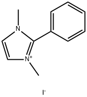 1,3-二甲基-2-苯基-碘化1H咪唑 结构式