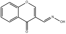 4H-1-Benzopyran-3-carboxaldehyde, 4-oxo-, 3-oxime 结构式