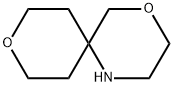 4,9-Dioxa-1-azaspiro[5.5]undecane 结构式