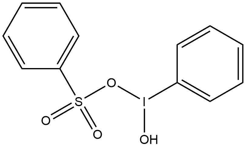 Iodine, (benzenesulfonato-κO)hydroxyphenyl- 结构式