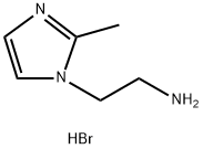 2-(2-methyl-imidazol-1-yl)-ethylamine hydrobromide 结构式