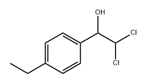 2,2-Dichloro-1-(4-ethylphenyl)ethanol 结构式