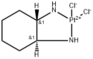 Platinum, dichloro(1,2-cyclohexanediamine-N,N')-, [sp-4-2-(1S-trans)]- 结构式