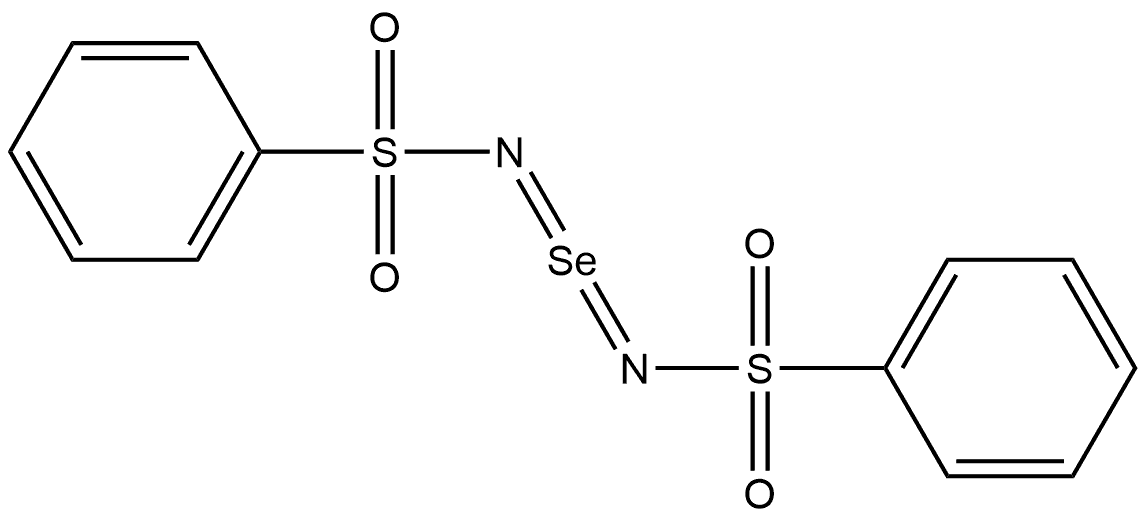 Selenium diimide, bis(phenylsulfonyl)- (9CI) 结构式