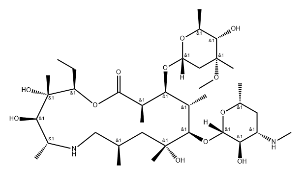 阿奇霉素杂质21 结构式