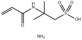 聚丙烯酰基二甲基牛磺酸铵 结构式