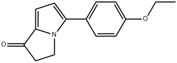 5-(4-Ethoxyphenyl)-2,3-dihydro-1H-pyrrolizin-1-one 结构式