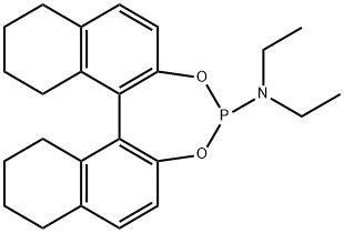 Dinaphtho[2,1-d:1',2'-f][1,3,2]dioxaphosphepin-4-amine, N,N-diethyl-8,9,10,11,12,13,14,15-octahydro-, (11bS)- (9CI) 结构式
