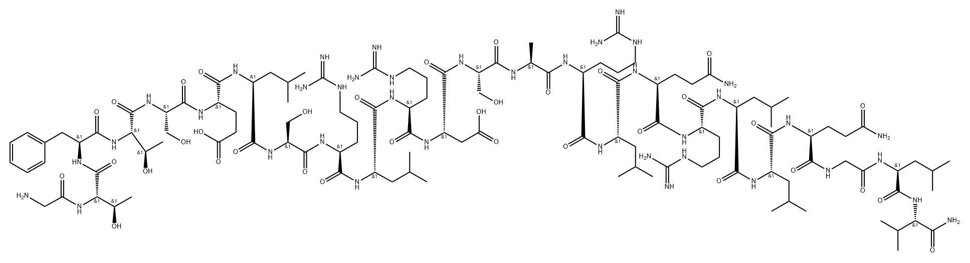 secretin (4-27) 结构式