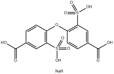 Benzoicacid,4,4'-oxybis[3-sulfo-,sodiumsalt(1:2) 结构式