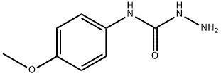 N-(4-甲氧基苯基)肼甲酰胺 结构式