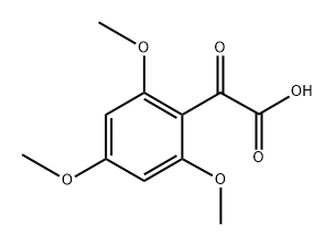 2-氧代-2-(2,4,6-三甲氧基苯基)乙酸 结构式