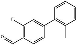 3-fluoro-2'-methyl-[1,1'-biphenyl]-4-carbaldehyde 结构式