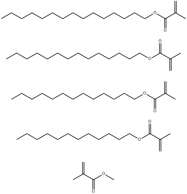 甲基丙烯酸-C12-15烷基酯、甲基丙烯酸甲酯的聚合物 结构式