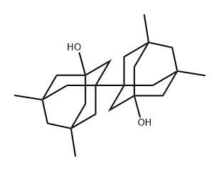 3,3',5,5'-tetramethyl-1l5,1'l5-[1,1'-bi(adamantane)]-1,1'-diol 结构式