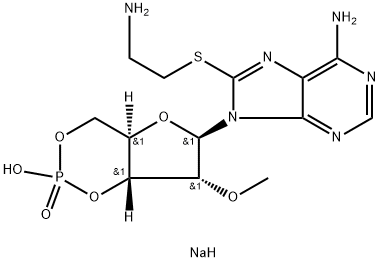 8-AET-2'-O-Me-cAMP 结构式