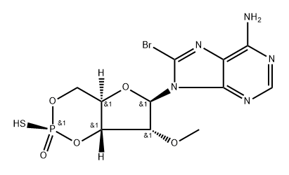 Sp-8-Br-2'-O-Me-cAMPS 结构式