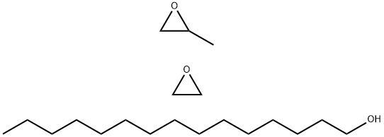 甲基环氧乙烷与环氧乙烷和十五烷基醚的聚合物 结构式