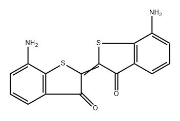 7,7'-Diamino-Δ2,2'(3H,3'H)-bibenzo[b]thiophene-3,3'-dione 结构式