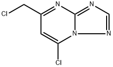 7-氯-5-(氯甲基)-[1,2,4]三唑并[1,5-A]嘧啶 结构式
