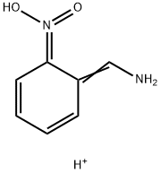 Methanamine,  1-(6-aci-nitro-2,4-cyclohexadien-1-ylidene)-,  conjugate  monoacid  (9CI) 结构式