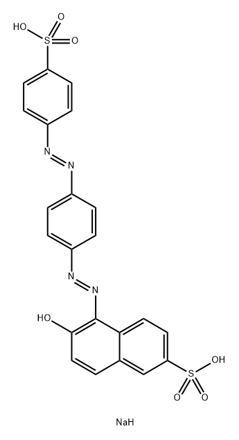 酸性红 M 结构式