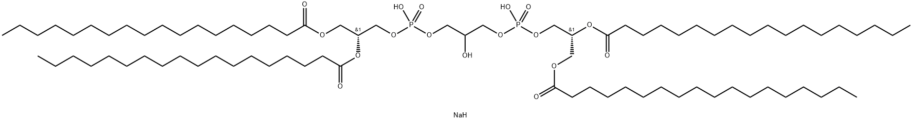 硬脂酰心磷脂 结构式