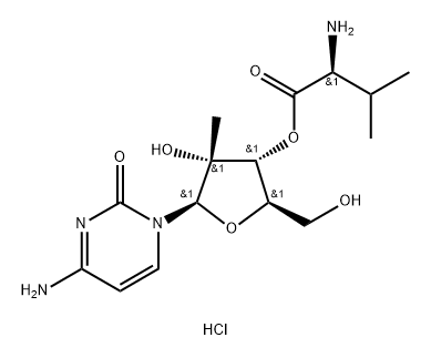 Valopicitabine dihydrochloride 结构式