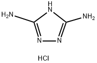 1H-1,2,4-三唑-3,5-二胺盐酸盐 结构式