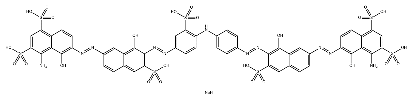 C.I. Direct Blue, heptasodium salt 结构式