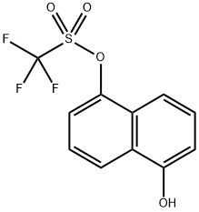 5-羟基萘-1-基三氟甲磺酸酯 结构式