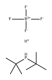 二叔丁基磷氢四氟硼酸盐 结构式