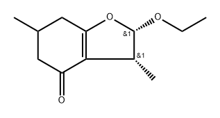 4(2H)-Benzofuranone,2-ethoxy-3,5,6,7-tetrahydro-3,6-dimethyl-,(2R,3S)-rel-(9CI) 结构式