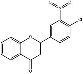 2-(4-Chloro-3-nitrophenyl)chroman-4-one 结构式