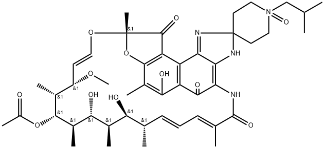 Rifabutin N-oxide 结构式