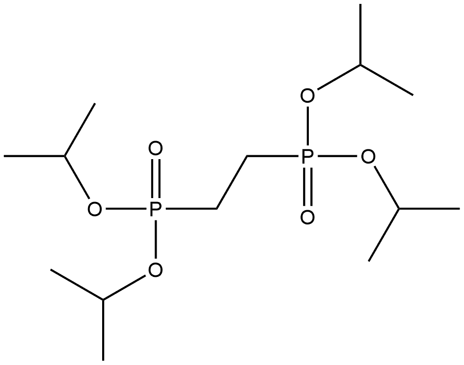 乙烷-1,2-二基双(膦酸)四异丙酯 结构式