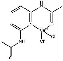 Copper dichloro[n,n-2,6-pyridinediylbis[acetamide]]- 结构式