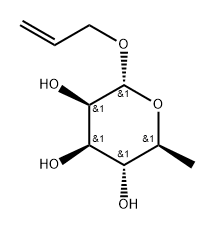 (2R,3R,4R,5R,6S)-2-(烯丙氧基)-6-甲基四氢-2H-吡喃-3,4,5-三醇 结构式