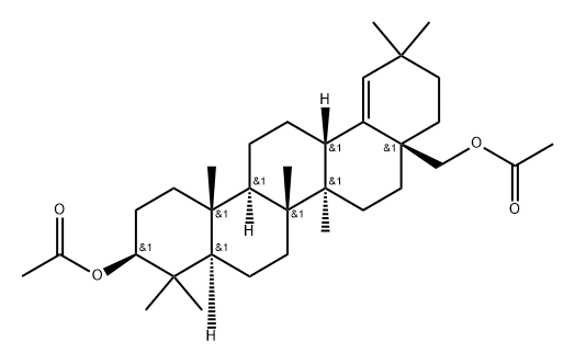 Moradiol diacetate 结构式