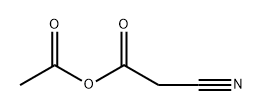 Aceticacid,cyano-,anhydridewithaceticacid 结构式