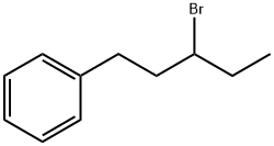 (3-溴戊基)苯 结构式