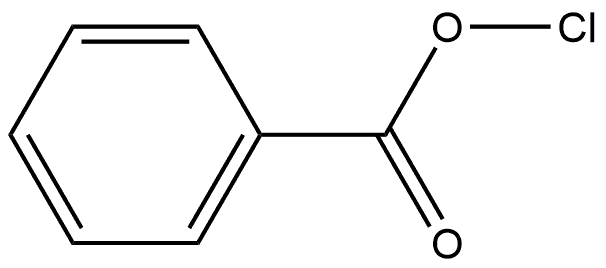 Benzoic acid, anhydride with hypochlorous acid 结构式