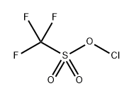 chlorine(1)trifluoromethanesulfonate 结构式