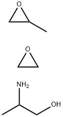 甲基环氧乙烷与环氧乙烷和双(2-氨丙基)醚的聚合物 结构式