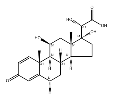 甲泼尼龙片EP杂质B 结构式